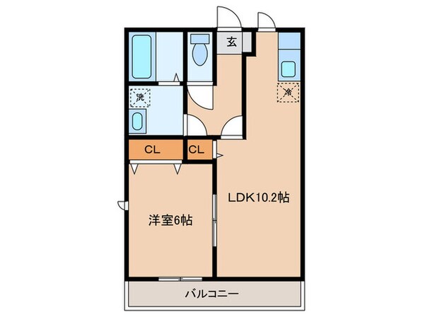 カーサビアンカの物件間取画像